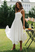 Square Neck Wide Strap Cami Dress - Odaingerous